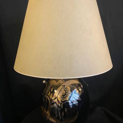 lampe Boch Freres la louviere art déco