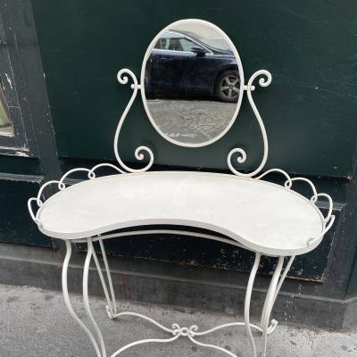 coiffeuse métal