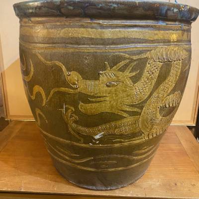 cache pot jardinière jarre martaban 