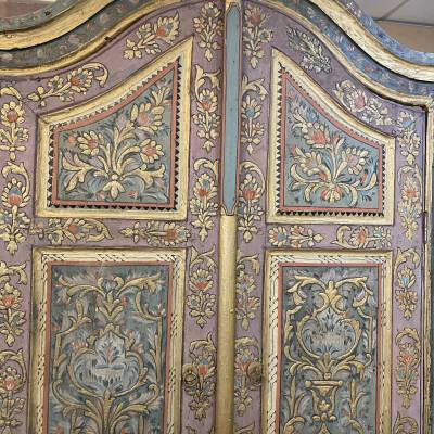 porte indienne peinte ancienne