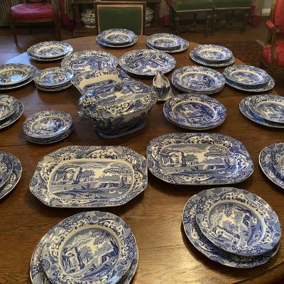 service anglais Copeland Spode motif italien