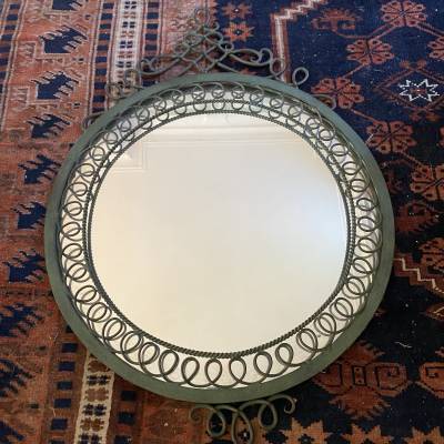 miroir fer forgé