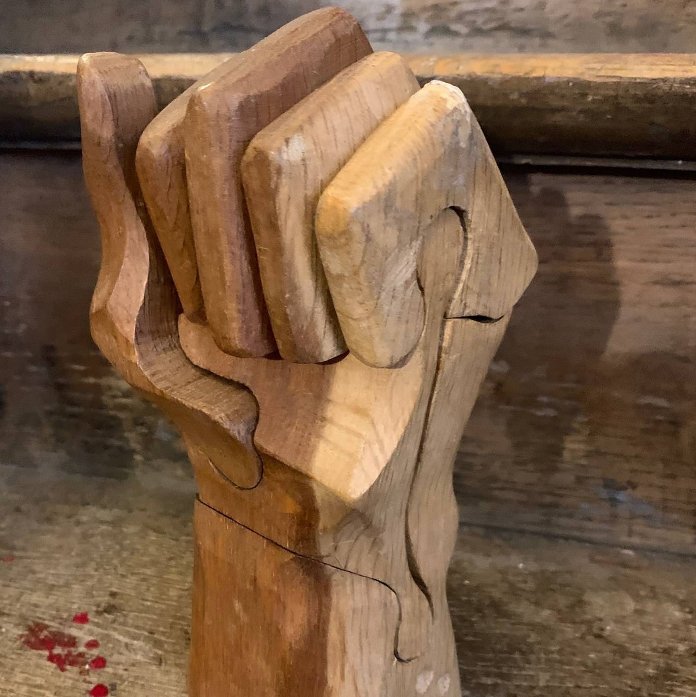 Louis de Verdal sculpture en bois