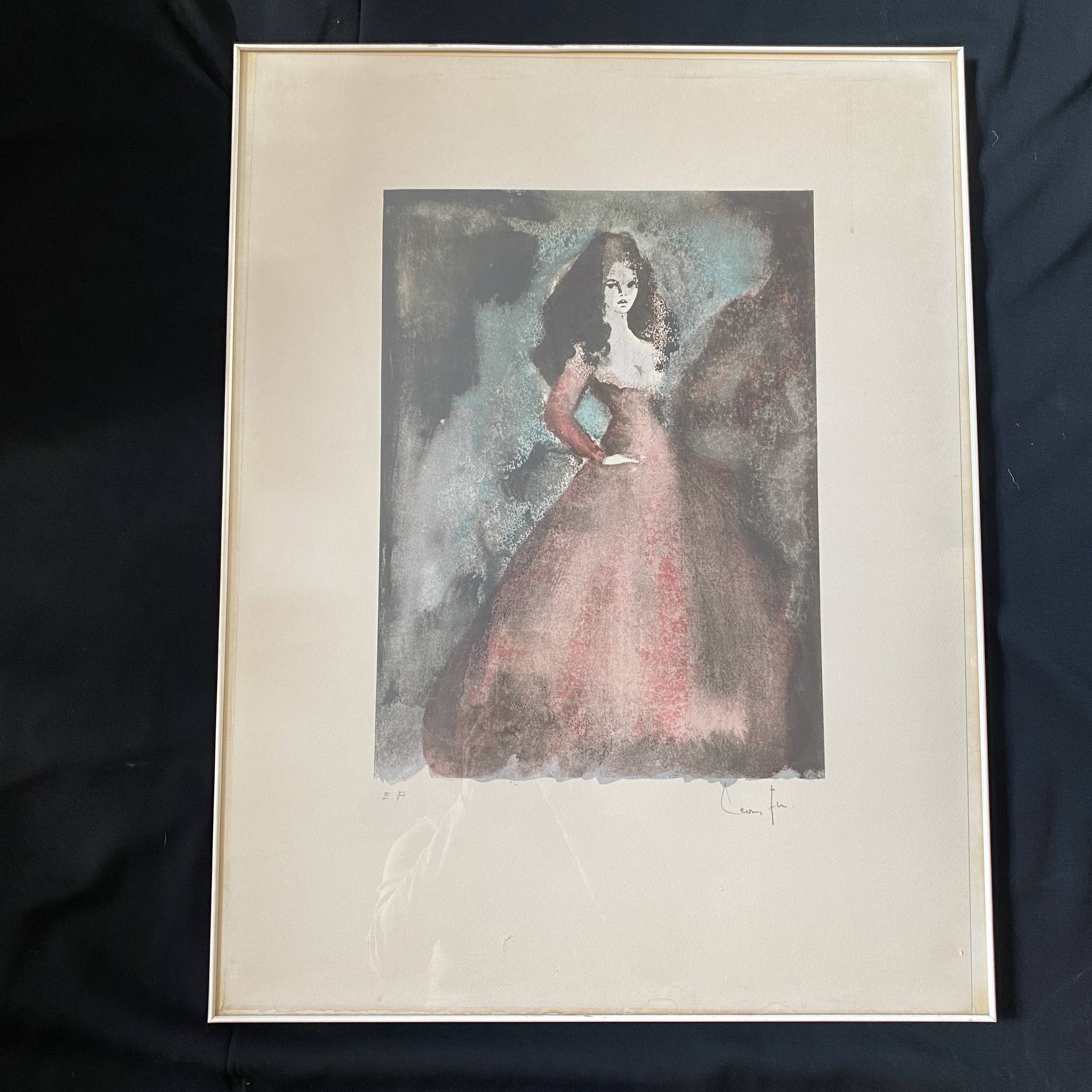 Leonor Fini lithographie
