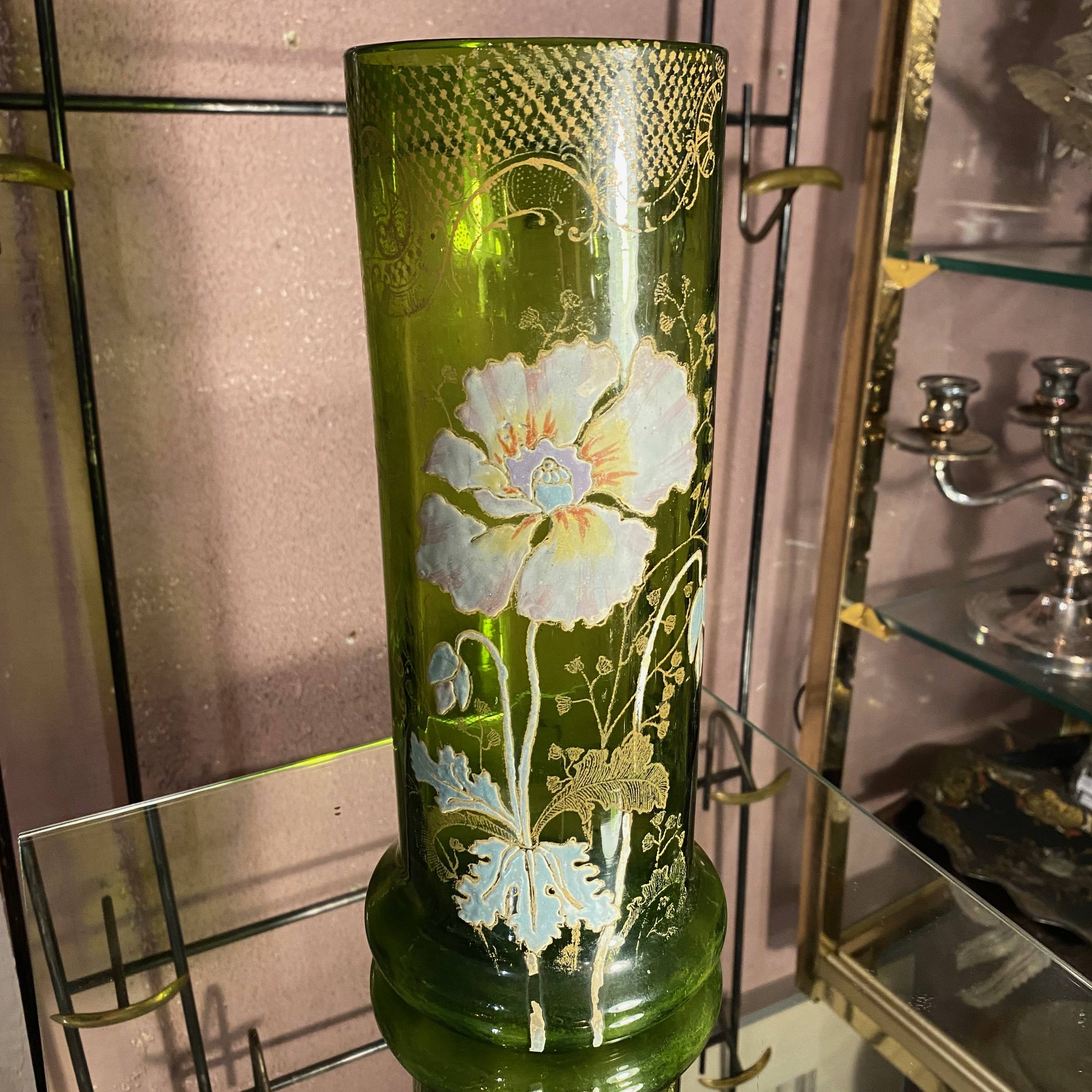 vase émaillé Legras vase émaillé legras