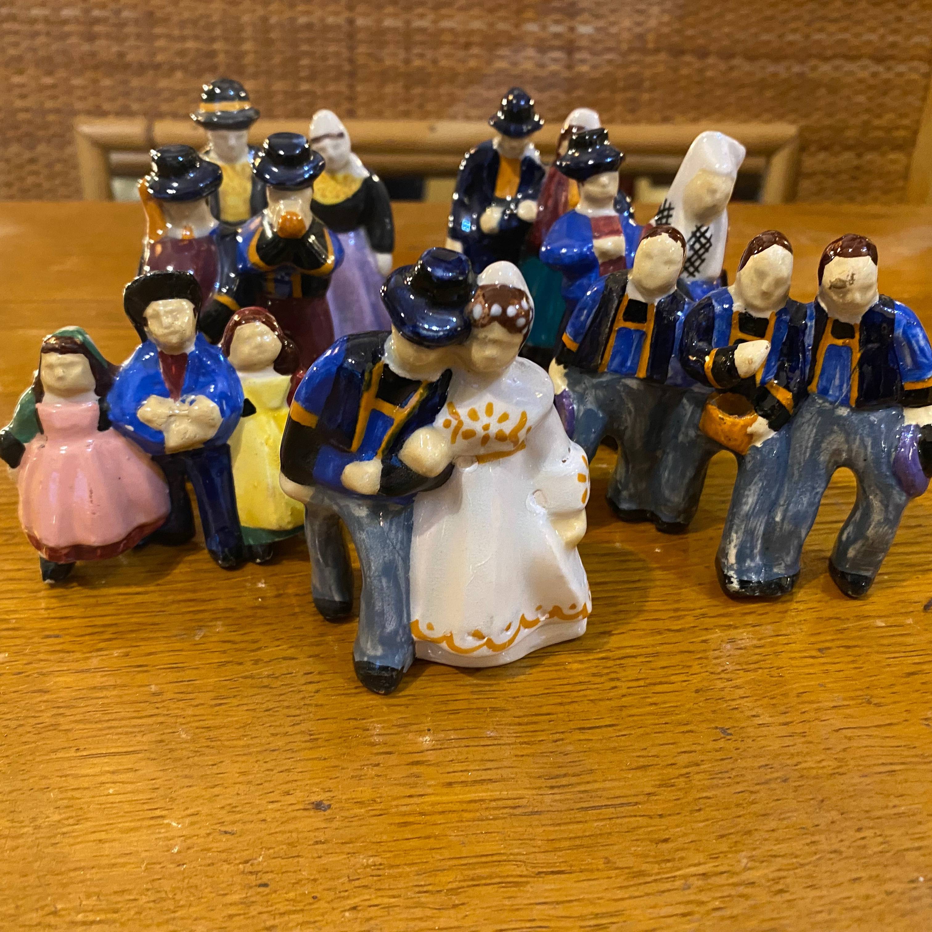 Henriot Quimper Sevellec personnages faïence JES 